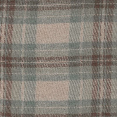 Fleece - Lt. Blue/Brown/Cream - by the yard